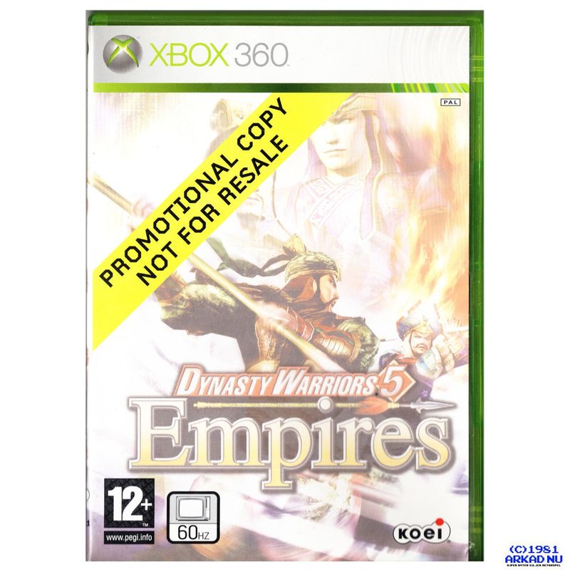 DYNASTY WARRIORS 5 EMPIRES PROMO XBOX 360