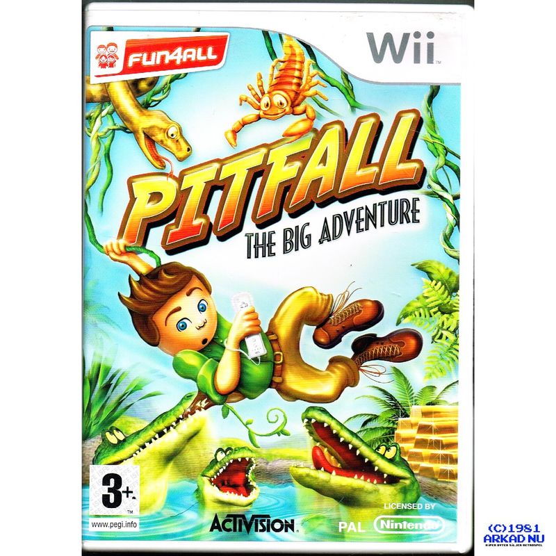 PITFALL THE BIG ADVENTURE WII