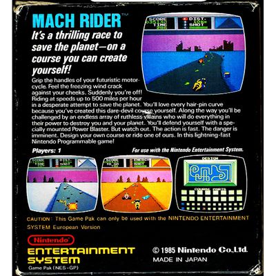 MACH RIDER NES