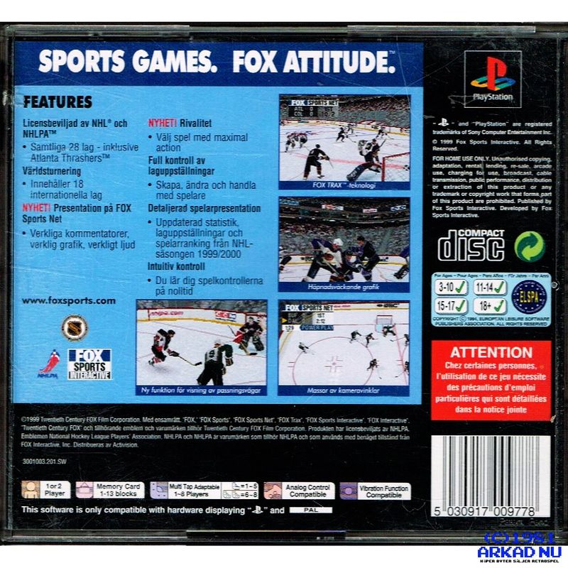 NHL CHAMPIONSHIP 2000 PS1