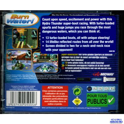 HYDRO THUNDER DREAMCAST