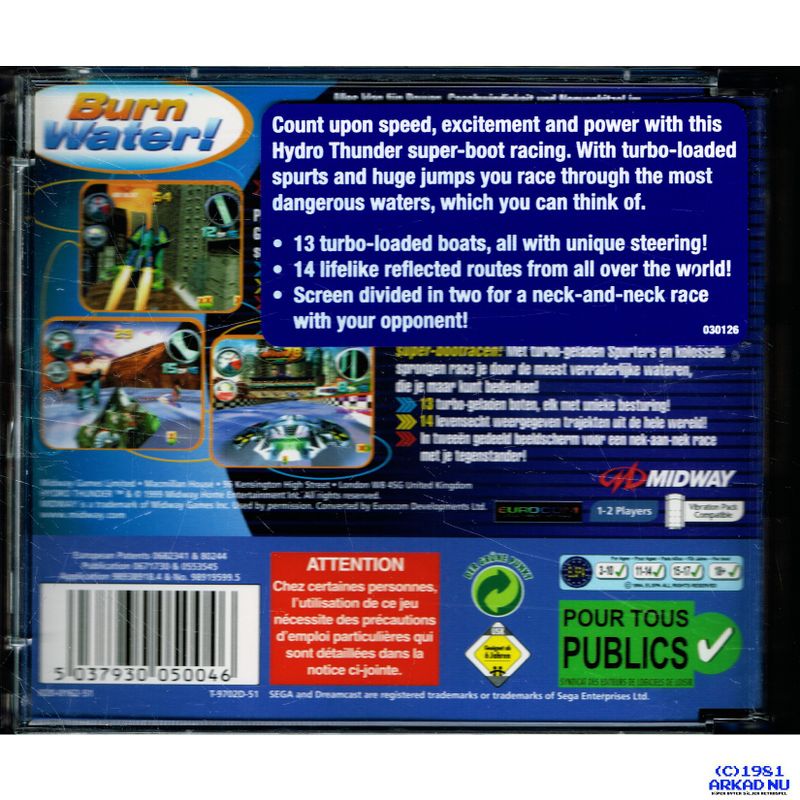 HYDRO THUNDER DREAMCAST