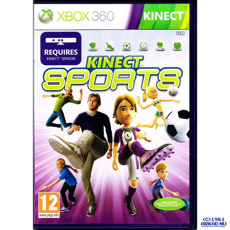 KINECT SPORTS XBOX 360