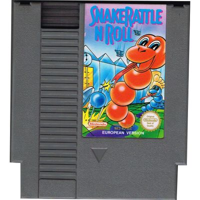 SNAKE RATTLE N ROLL NES SCN