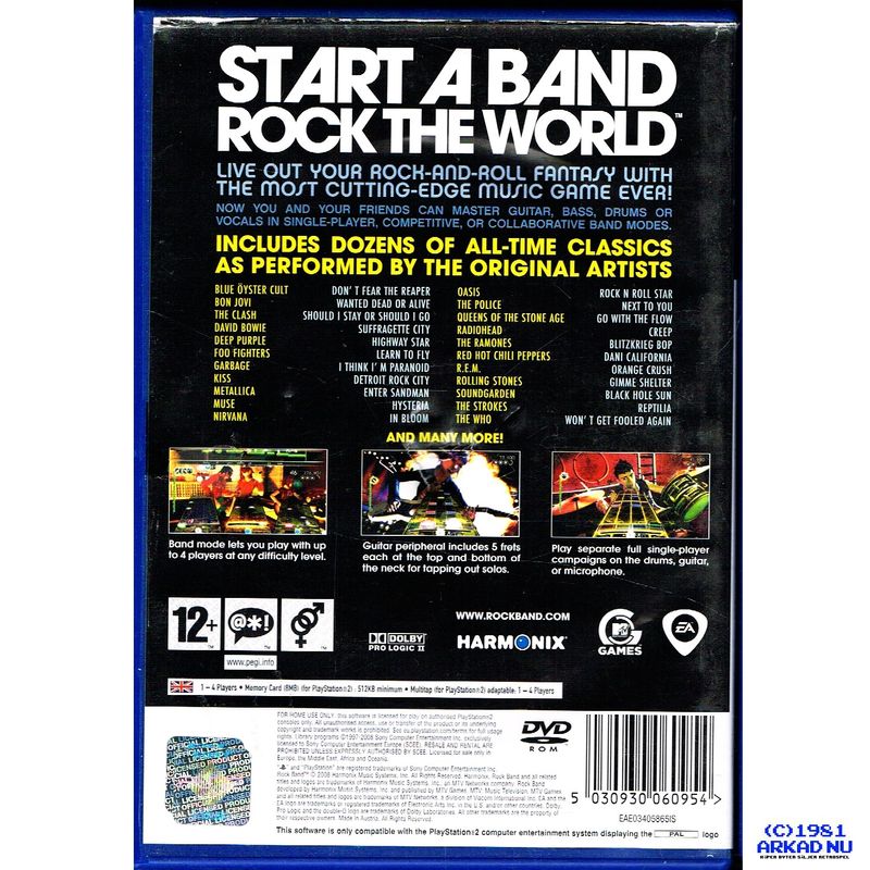 ROCK BAND PS2