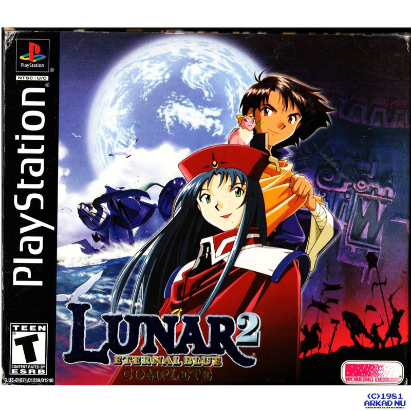 LUNAR 2 ETERNAL BLUE COMPLETE PS1 NTSC USA