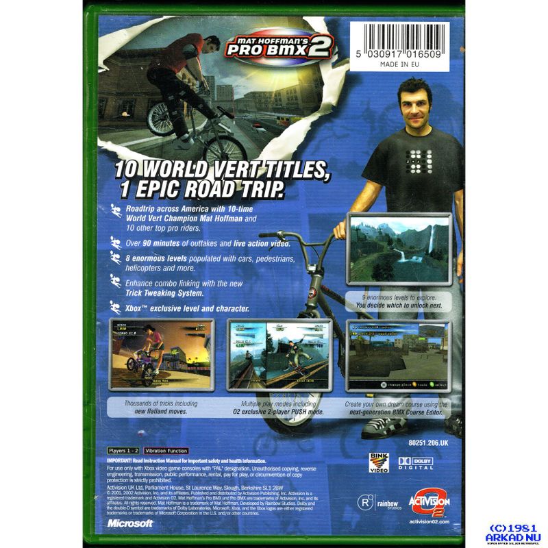 MAT HOFFMANS PRO BMX 2 XBOX
