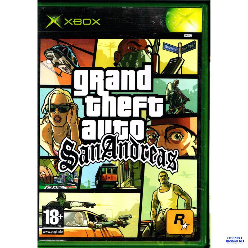 GRAND THEFT AUTO SAN ANDREAS XBOX