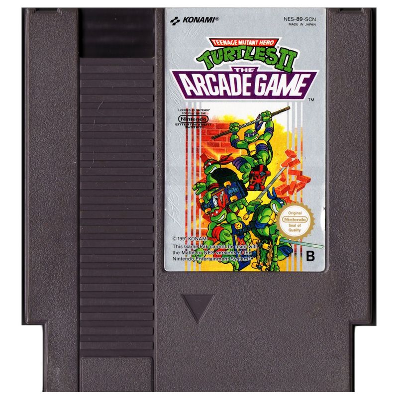 TEENAGE MUTANT HERO TURTLES II THE ARCADE GAME NES SCN