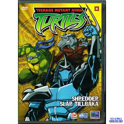 TEENAGE MUTANT NINJA TURTLES SHREDDER SLÅR TILLBAKA DVD