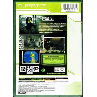 SPLINTER CELL XBOX