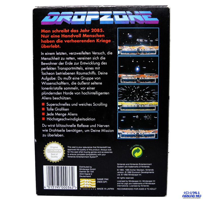 DROPZONE NES