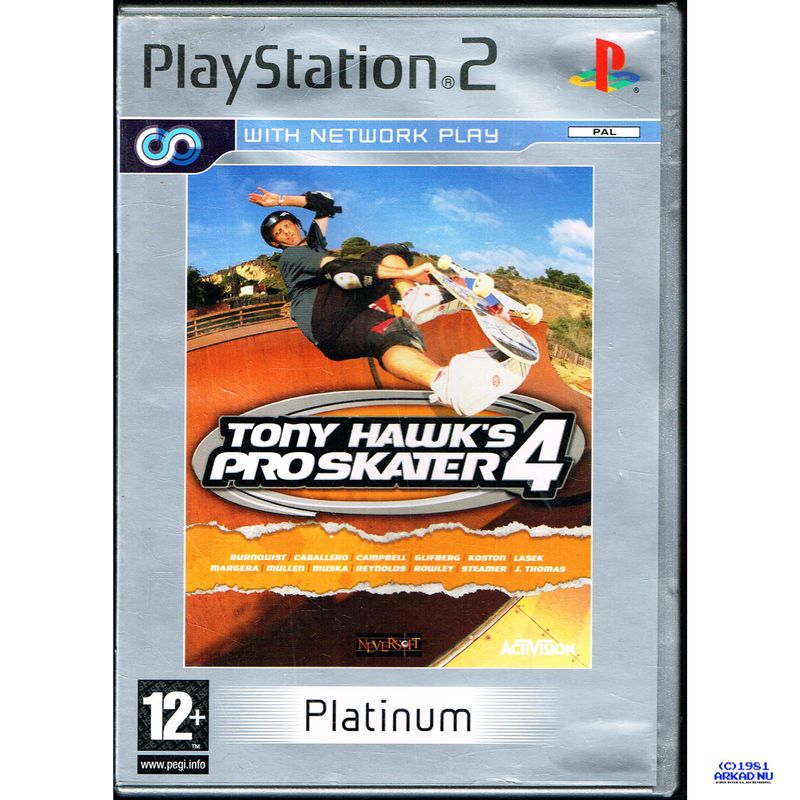 TONY HAWKS PRO SKATER 4 PS2