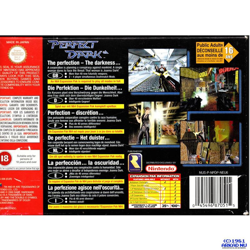 PERFECT DARK N64