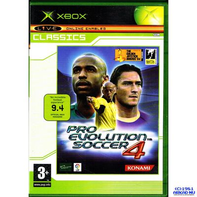 PES PRO EVOLUTION SOCCER 4 XBOX