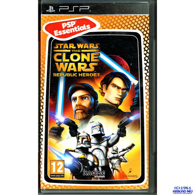 STAR WARS THE CLONE WARS REPUBLIC HEROES PSP