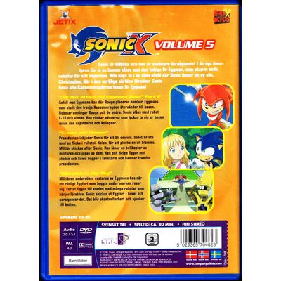 SONIC X VOLUME 5 DVDFILM