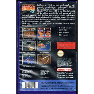 SUPER SMASH TV SNES SCN YAPON