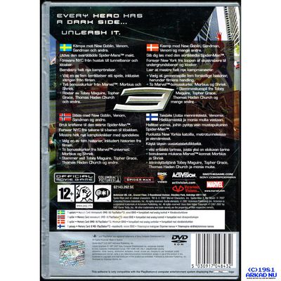 SPIDER-MAN 3 PS2