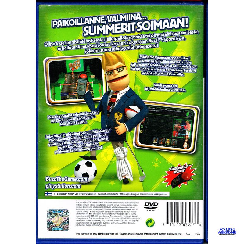 BUZZ SPORTTIVISA PS2