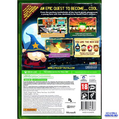 SOUTH PARK THE STICK OF TRUTH XBOX 360