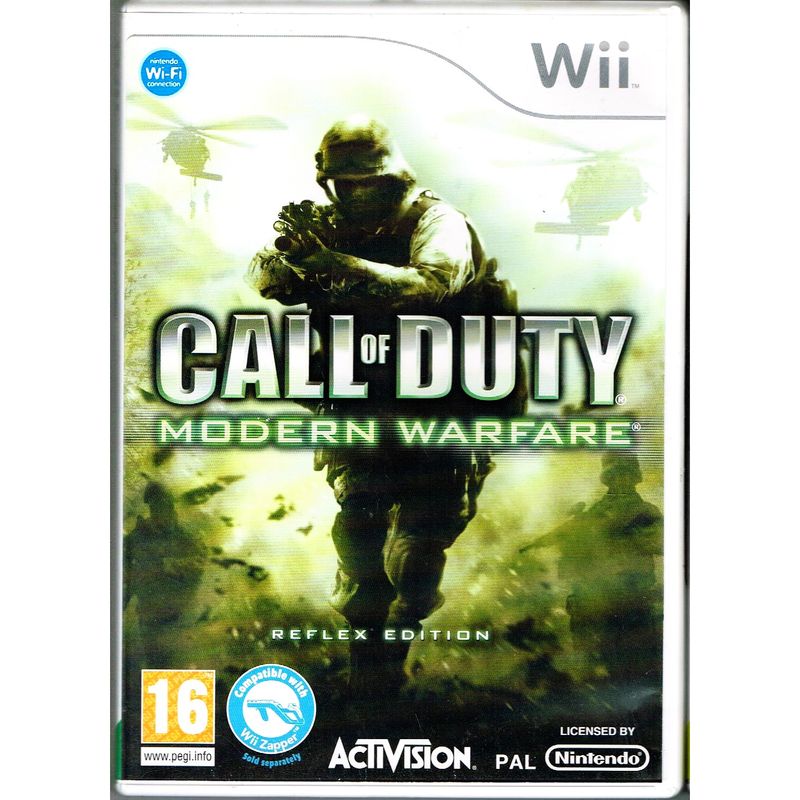 CALL OF DUTY MODERN WARFARE REFLEX EDITION WII