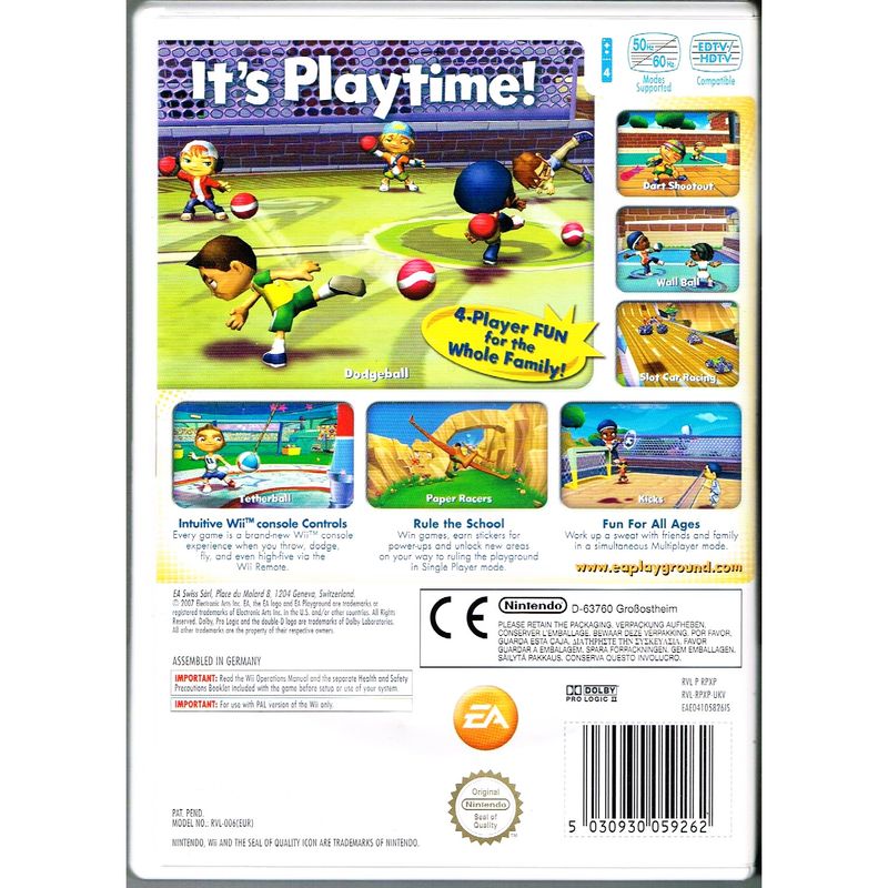 EA PLAYGROUND WII