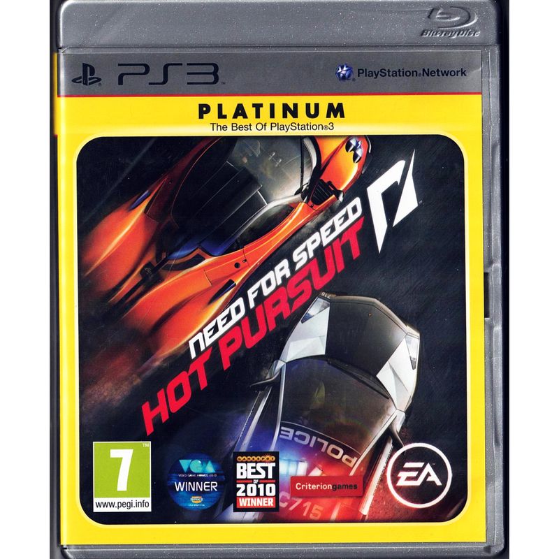 NEED FOR SPEED HOT PURSUIT PS3 PLATINUM