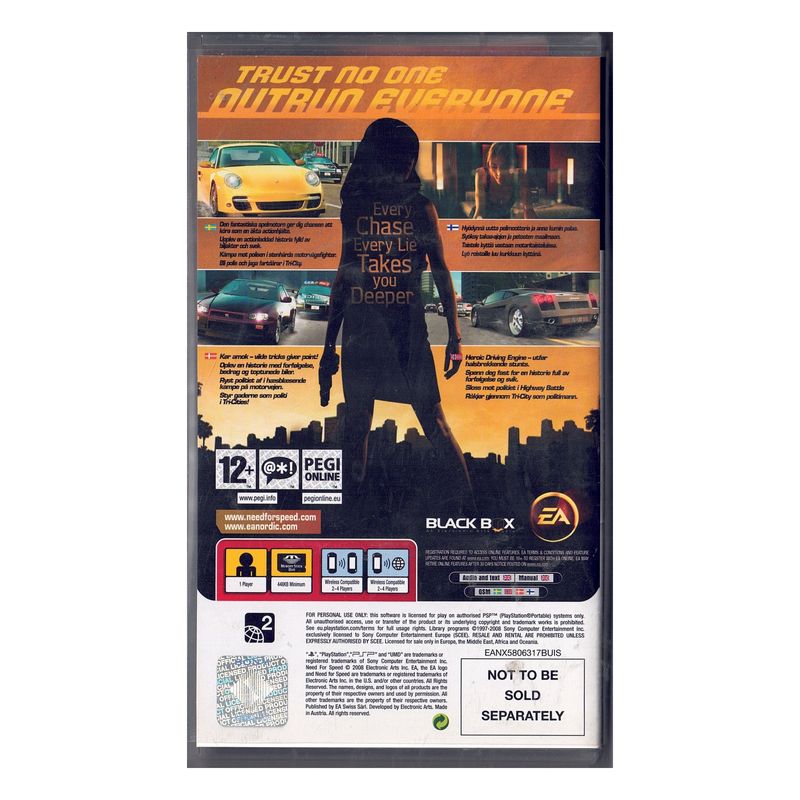 Need for Speed: Undercover – Sony PSP