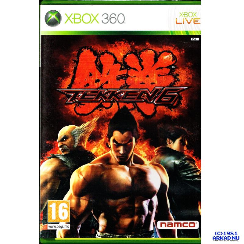 TEKKEN 6 XBOX 360