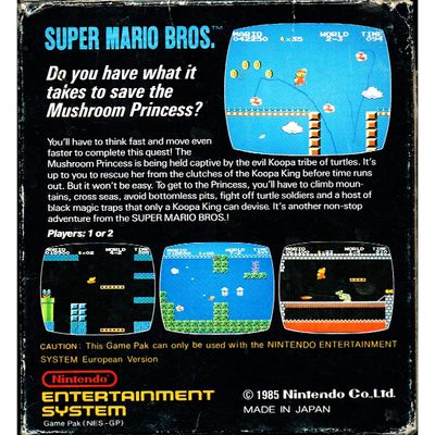 SUPER MARIO BROS NES