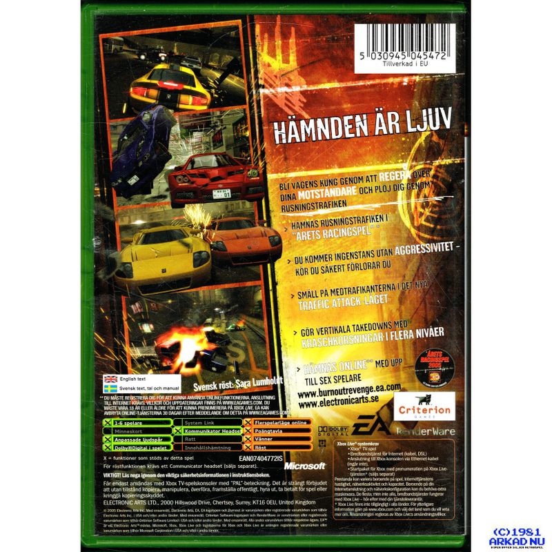 BURNOUT REVENGE XBOX