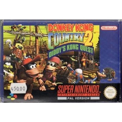 DONKEY KONG COUNTRY 2 DIDDY KONG'S QUEST SNES