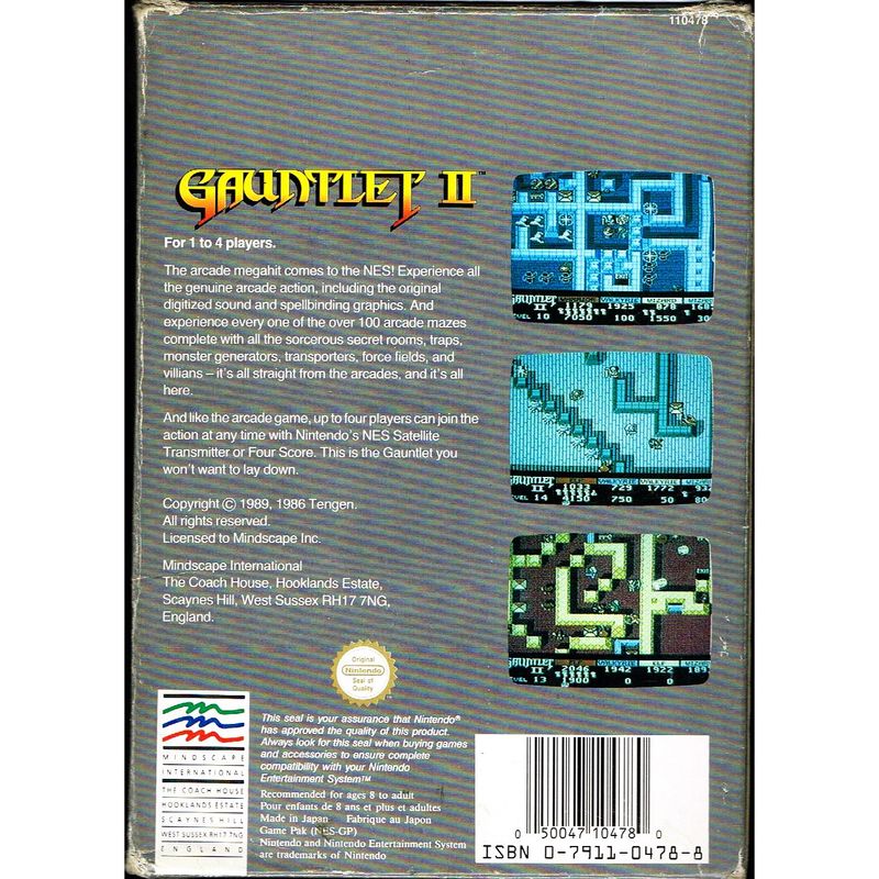 GAUNTLET II NES SCN