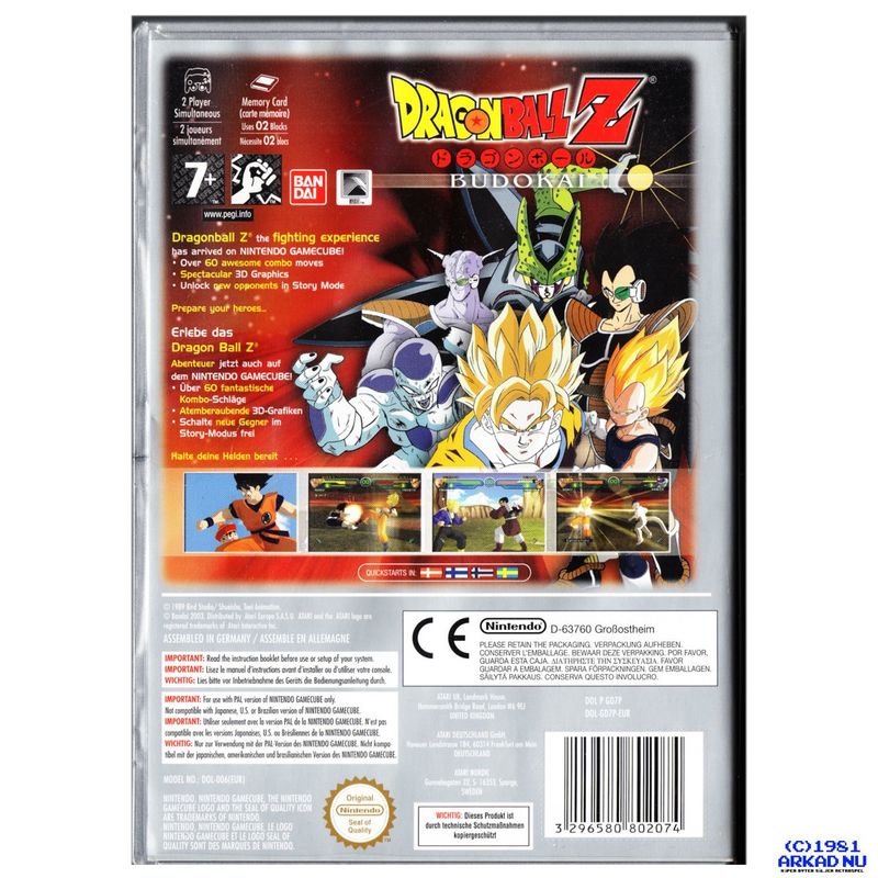 DRAGONBALL Z BUDOKAI GAMECUBE