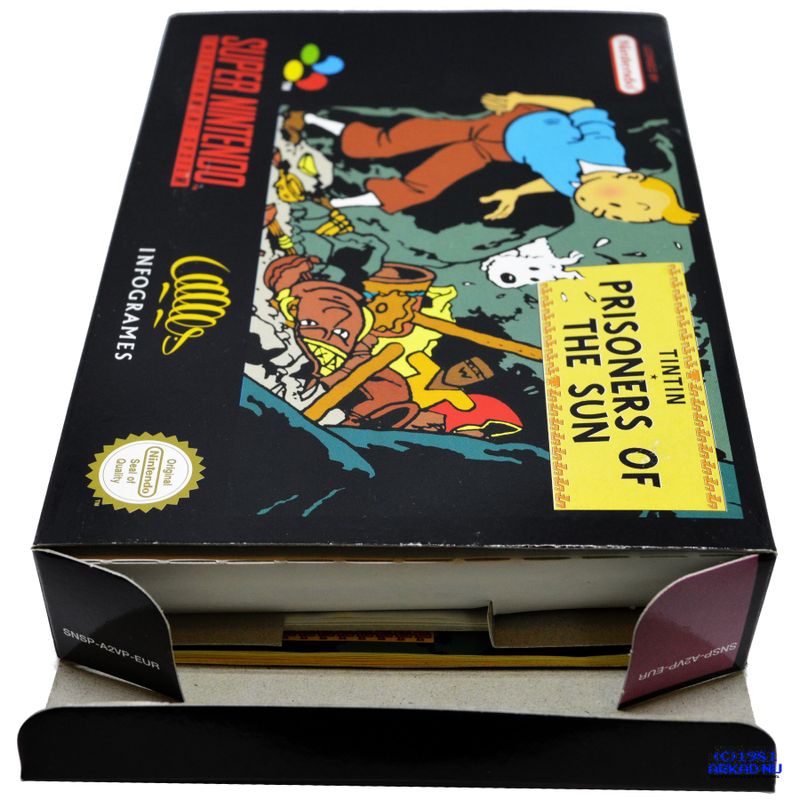 TINTIN PRISONERS OF THE SUN SNES