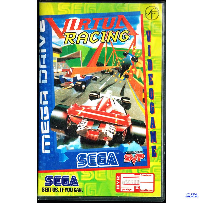 VIRTUA RACING MEGADRIVE SF HYRUTGÅVA