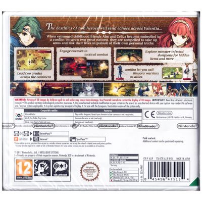FIRE EMBLEM ECHOES SHADOWS OF VALENTIA 3DS