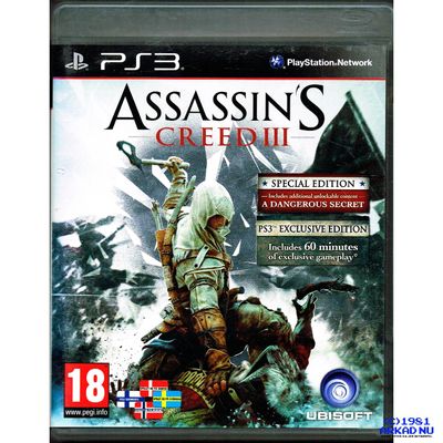 ASSASSINS CREED III SPECIAL EDITION PS3