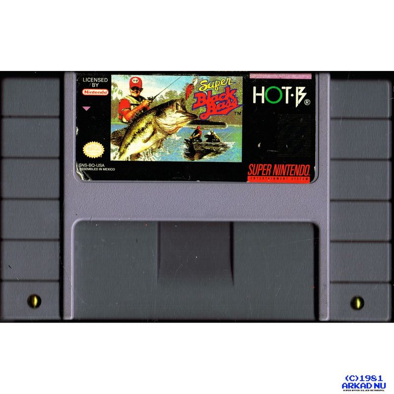 SUPER BLACK BASS SNES NTSC USA