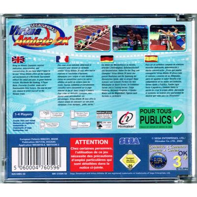 VIRTUA ATHLETE 2K DREAMCAST