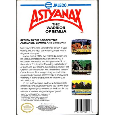 ASTYANAX NES REV-A