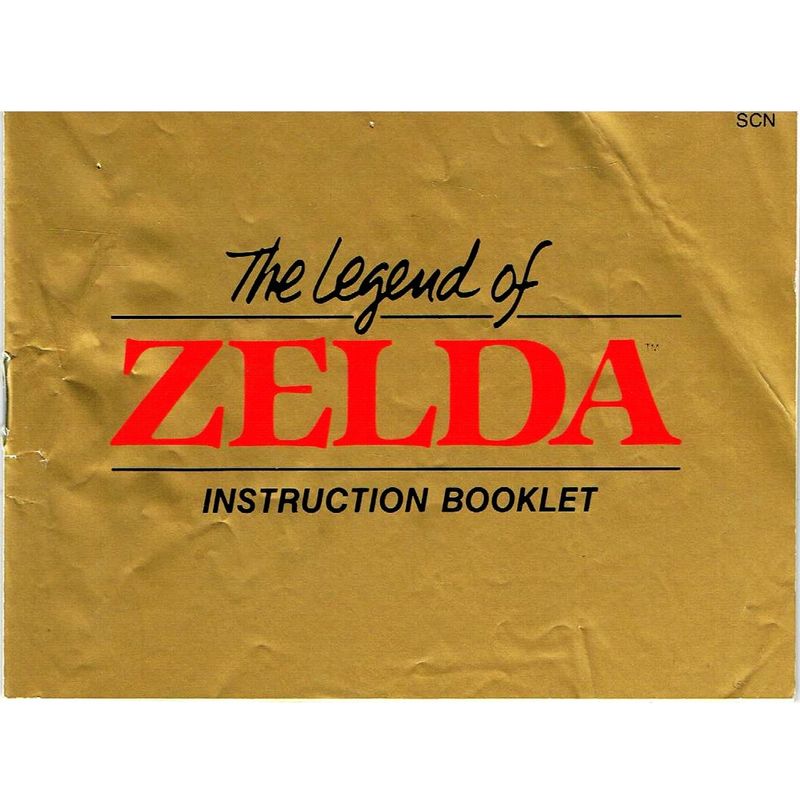 THE LEGEND OF ZELDA NES SCN SVENSK FÖRSTA UTGÅVA