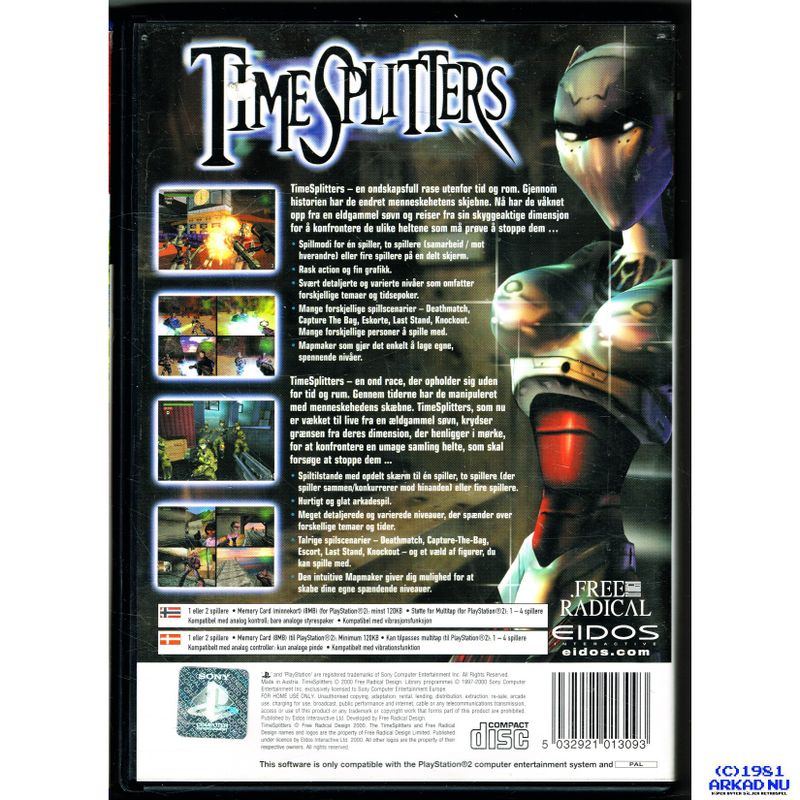 TIME SPLITTERS PS2