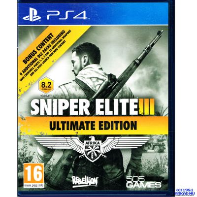 SNIPER ELITE III ULTIMATE EDITION PS4