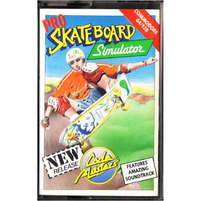 PRO SKATEBOARD SIMULATOR C64 KASSETT