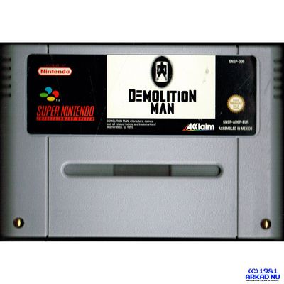 DEMOLITION MAN SNES