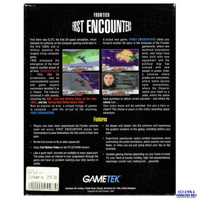 FRONTIER FIRST ENCOUNTER PC BIGBOX