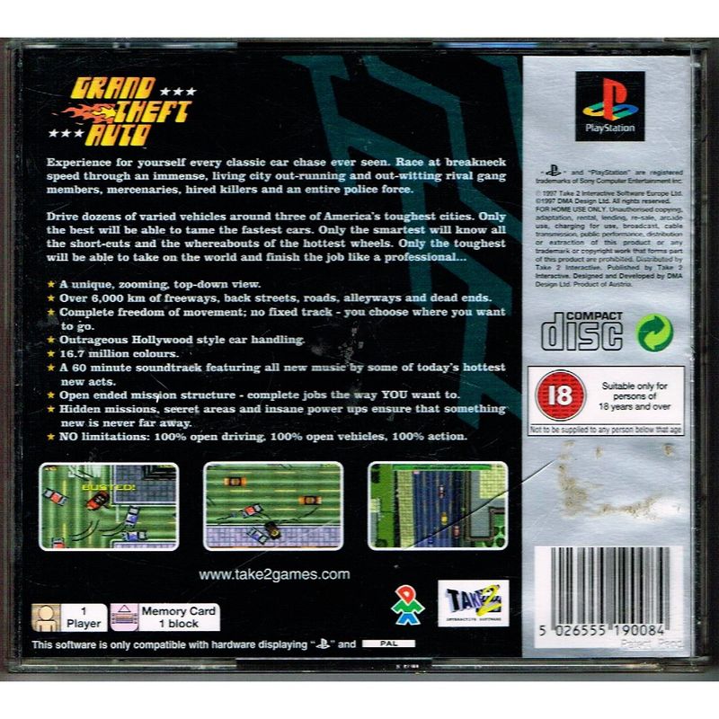 GRAND THEFT AUTO PS1