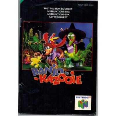 BANJO KAZOOIE MANUAL N64 BERGSALA